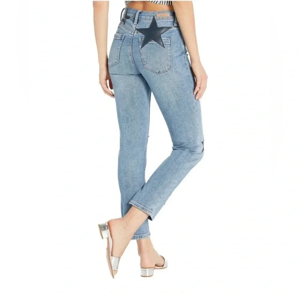 NWT BLANK NYC Madison Crop Star Jeans